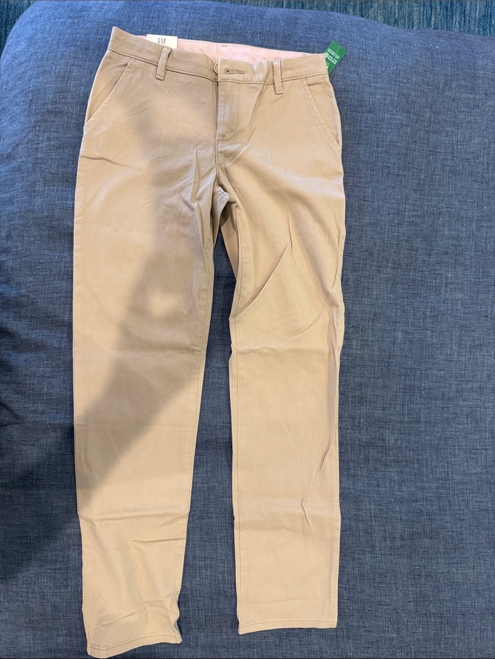GAP Girl’s Slim Tan Chino Pants brand new